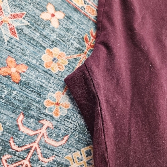 Aerie Burgundy Leggings Medium - Picture 7 of 7